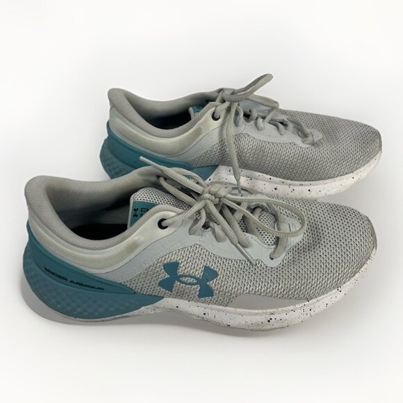Under Armour Shoes - Under Armour Women's UA Charged Escape 4 Running Shoes White Verse Blue- Size 10